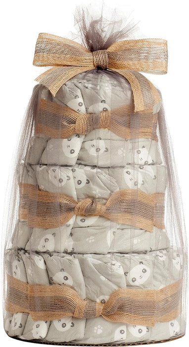 Honest Company Diaper Cake, Standard, Pandas