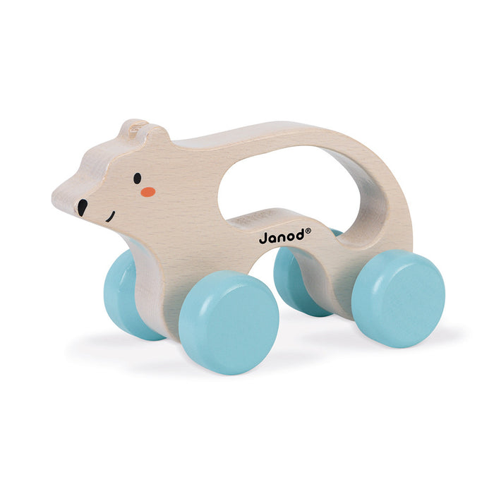 Shop Janod Push Along Polar Bear at GoodBuy Gear