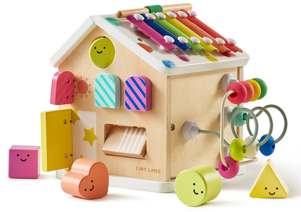Tiny Land Cottage Activity Cube, Rainbow