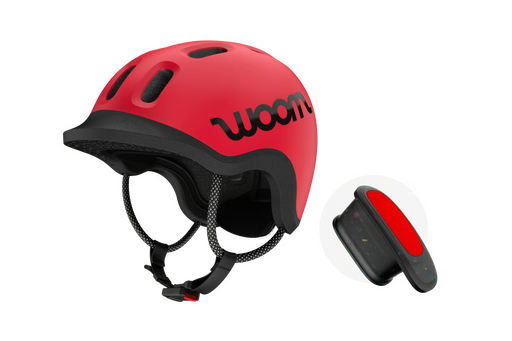 Shop Woom Ready Kids Helmet, Red, Medium, With Light at GoodBuy Gear