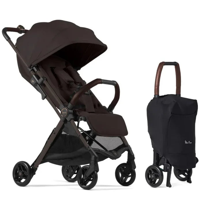 Silver Cross Jet 5 Super Compact Stroller, 2025, Ganache
