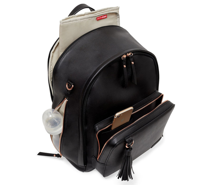 Skip Hop Greenwich Multi-Function Backpack, Black