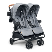 Shop Zoe The Twin V2 Double Stroller, 2025, Luxe Grey at GoodBuy Gear