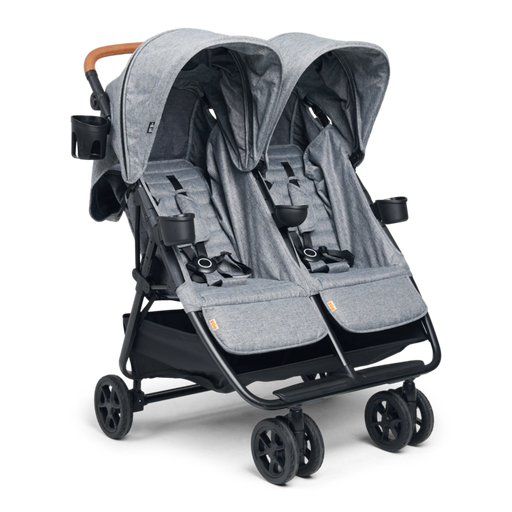 Shop Zoe The Twin V2 Double Stroller, 2025, Luxe Grey at GoodBuy Gear