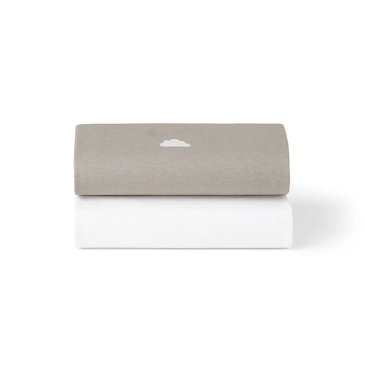 Shop Snuz 2 Pack Fitted Sheets, Gray/Cloud at GoodBuy Gear