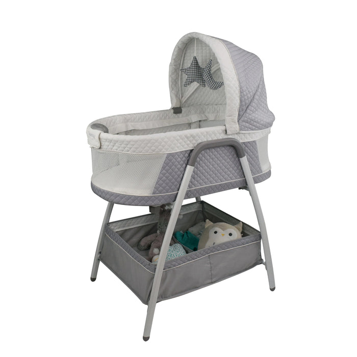 Shop TruBliss 3-in-1 Journey Bassinet Crib Sleeper, Soft Grey at GoodBuy Gear