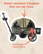 Shop Gladly Family The Adventure Bundle: Anthem Deluxe All-Terrain Stroller Wagon at GoodBuy Gear
