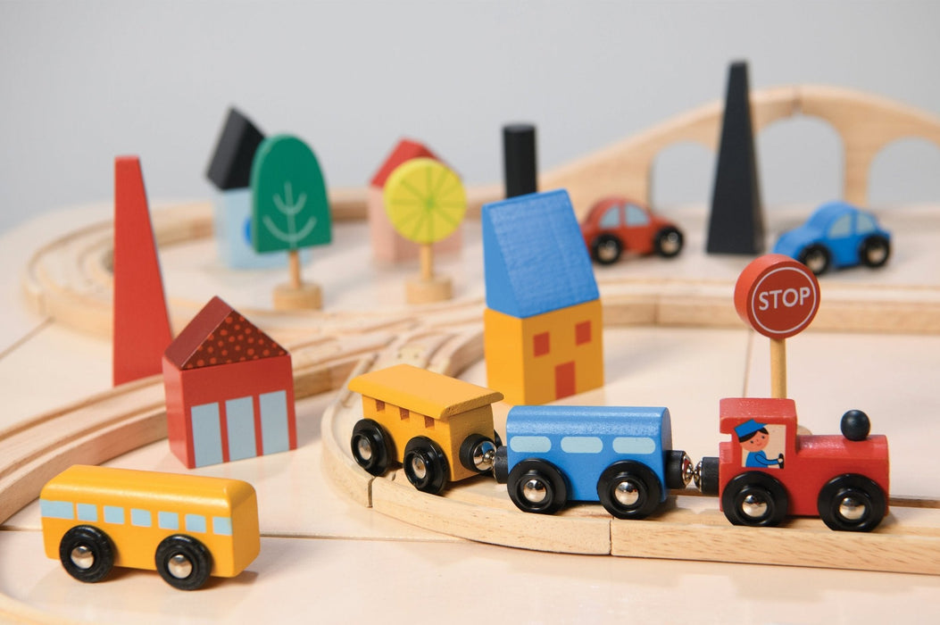 Mentari Town Train Set