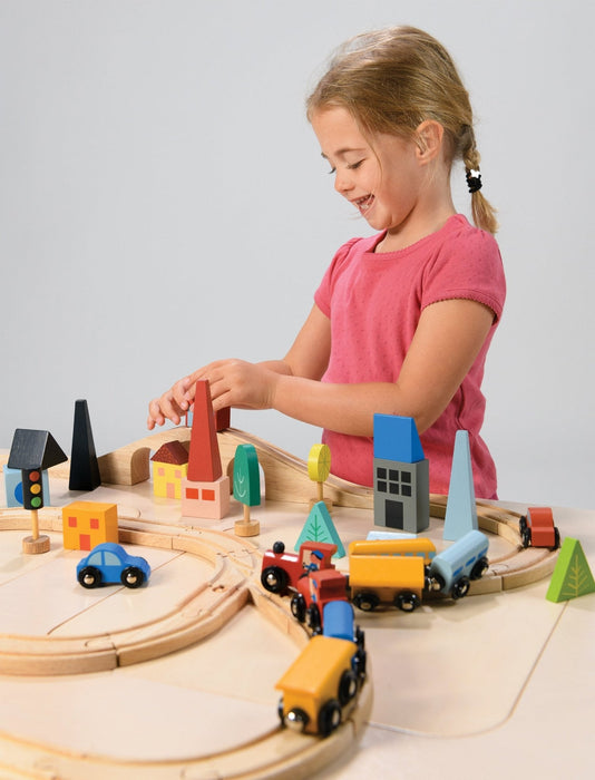 Mentari Town Train Set