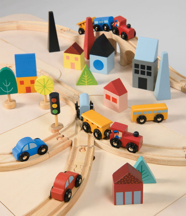 Mentari Town Train Set