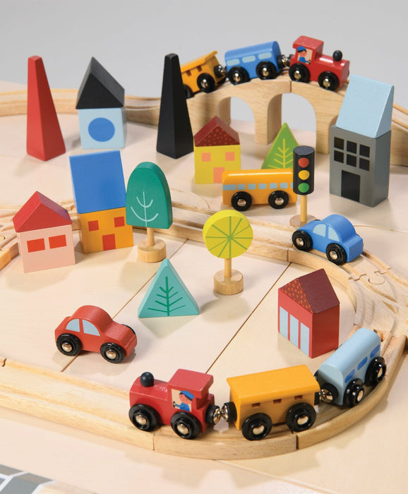 Mentari Town Train Set