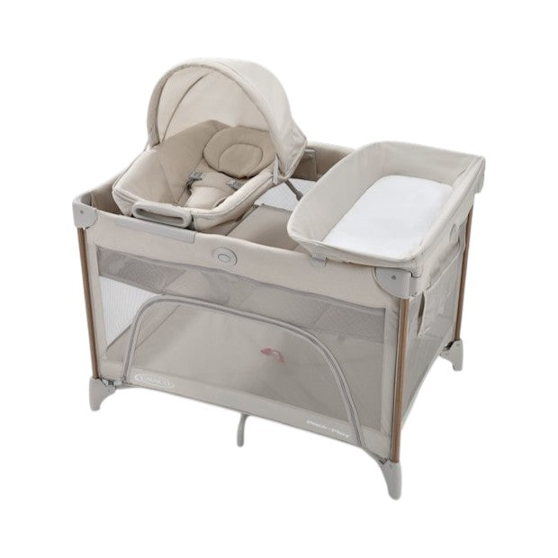Shop Graco Pack n' Play Close2Baby Lux Playard, Soft Almond at GoodBuy Gear