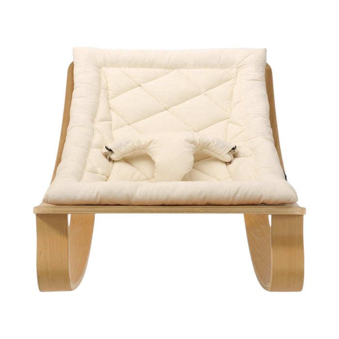 Charlie Crane Levo Rocker, Beech, Organic Milk