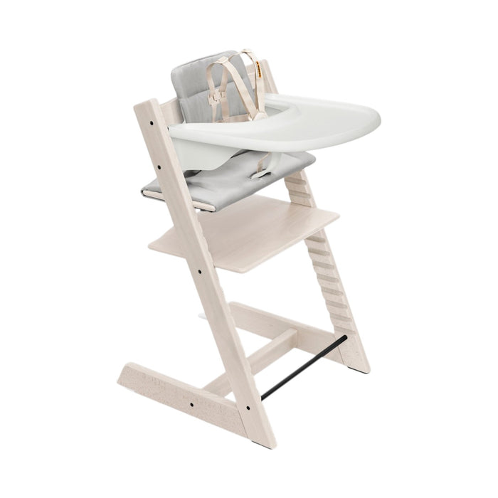 Stokke Tripp Trapp Complete High Chair, Whitewash, White 2.0, Anthracite