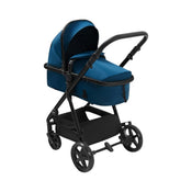 Shop Mompush Meteor 2 Stroller, 2022, Black Frame, Navy Blue at GoodBuy Gear