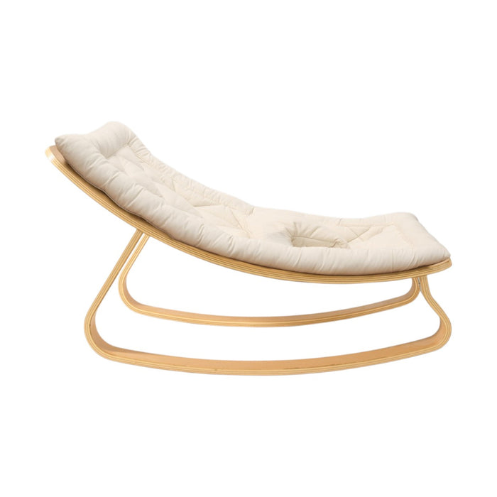 Charlie Crane Levo Rocker, Beech, Organic Milk