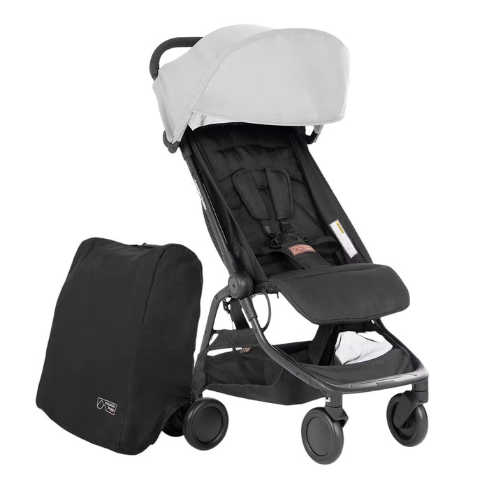 Mountain Buggy Nano V3 Stroller, Silver, 2024