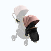 Shop Mockingbird 2nd Seat Kit 3.0, Charcoal with Penny Leather, Rose at GoodBuy Gear