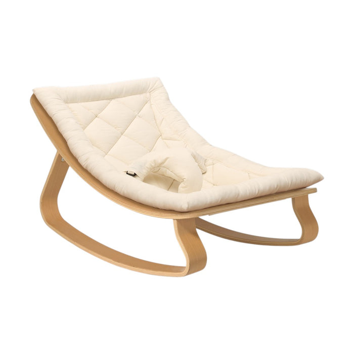 Charlie Crane Levo Rocker, Beech, Organic Milk
