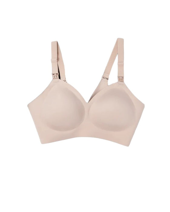 Shop Momcozy SMOOTH- Ultra Soft Omni Maternity Nursing Bra, Beige, XLarge at GoodBuy Gear