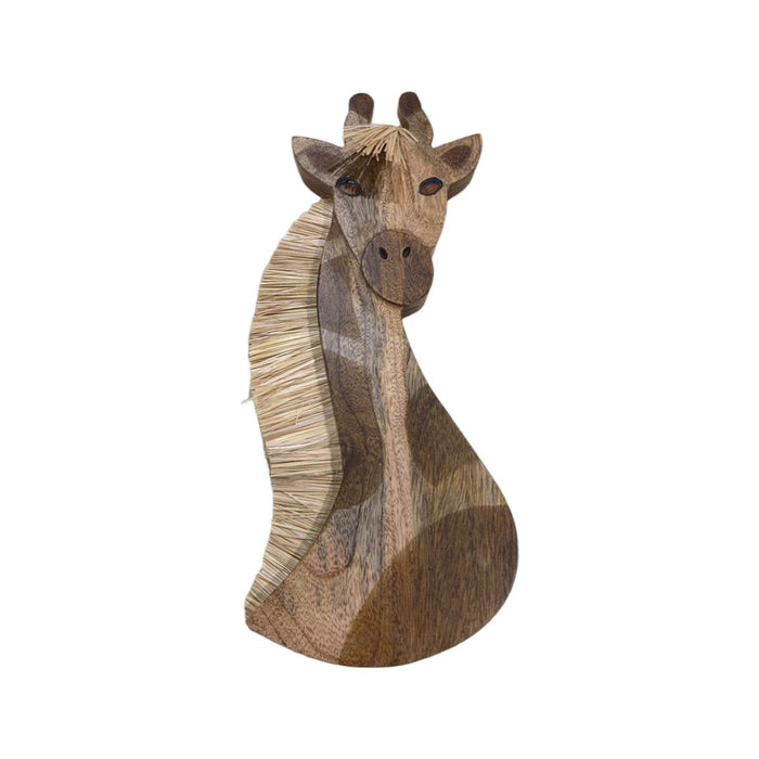 Crane Baby Handcrafted Wood Wall Decor, Giraffe