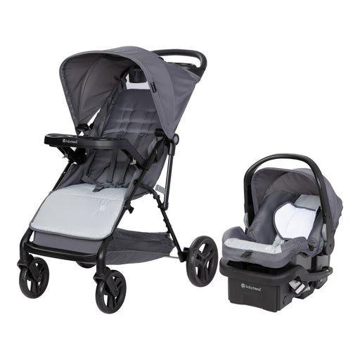 Shop Baby Trend Venture 4-Wheel Stroller Travel System, 2025, Desert Gray at GoodBuy Gear