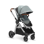 Shop Mompush Ultimate 2 Baby Stroller Only, 2024, Silver Grey with Silver Frame at GoodBuy Gear