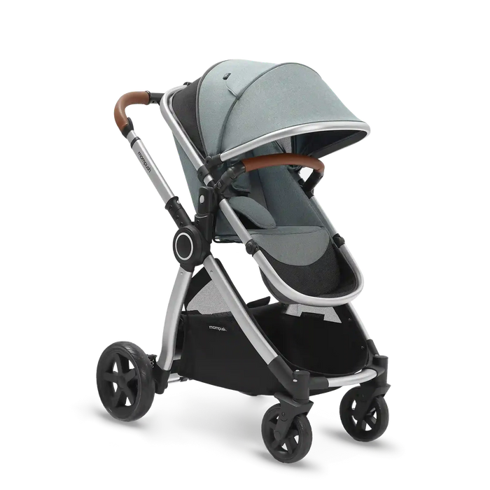 Shop Mompush Ultimate 2 Baby Stroller Only, 2024, Silver Grey with Silver Frame at GoodBuy Gear