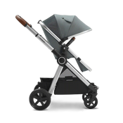 Shop Mompush Ultimate 2 Baby Stroller Only, 2024, Silver Grey with Silver Frame at GoodBuy Gear