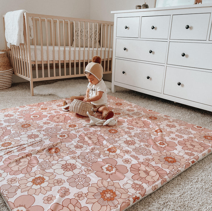 Toki Kids Blooms Organic Cotton Mat