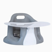 Shop Upseat Baby Floor & Booster Seat with Tray, Grey at GoodBuy Gear