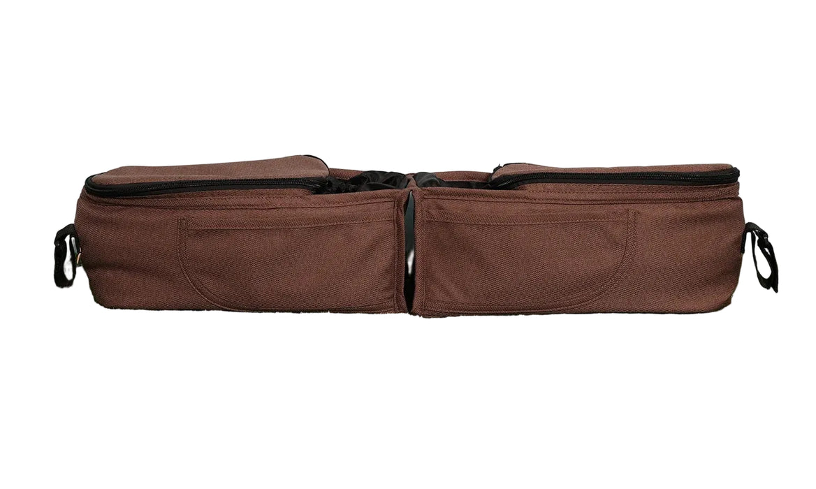 Zoe Double Stroller Organizer, Cocoa