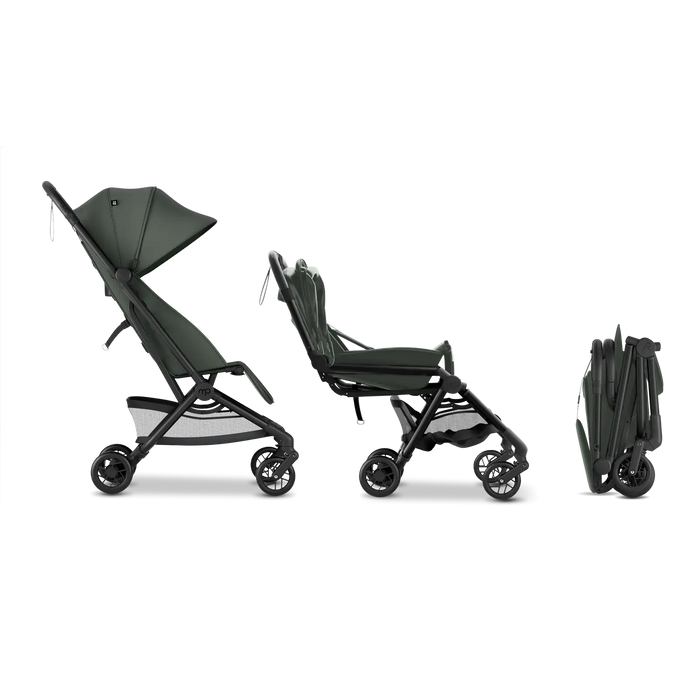 Mompush Velo Lightweight Travel Stroller, 2025, Forest