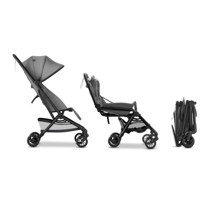 Mompush Velo Lightweight Travel Stroller, 2024, Gray