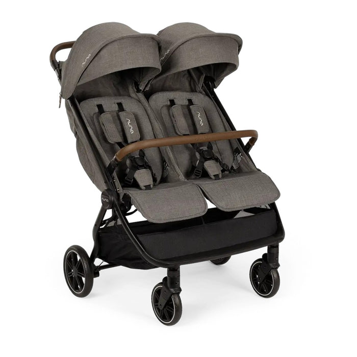 Shop Nuna TRVL Dubl Stroller, 2024, Granite at GoodBuy Gear