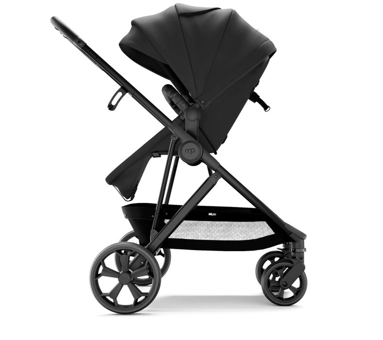 Mompush Wiz Pro 4-in-1 Baby Stroller with Newborn Mode, 2026, Black