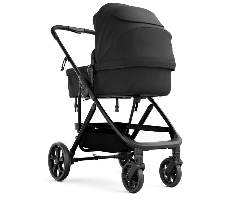 Mompush Wiz Pro 4-in-1 Baby Stroller with Newborn Mode, 2026, Black