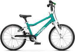 Shop Woom GO 3 Bike "16, AUTOMAGIC, Metallic turquoise at GoodBuy Gear