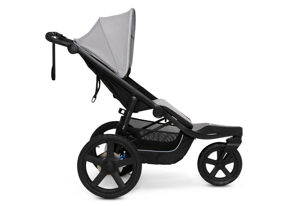 Jeep Powerglyde Pro Jogger Stroller, Soft Grey