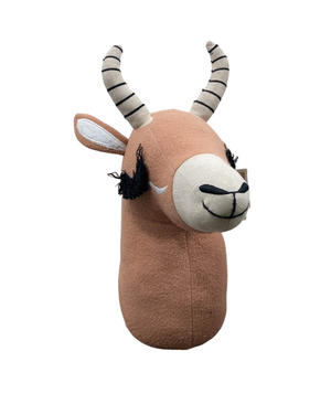 Antelope Plush Head Wall Decor