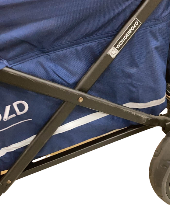 Wonderfold X2 Push + Pull Double Stroller Wagon, Navy, 2022