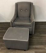 used Upholstered Glider And Ottoman