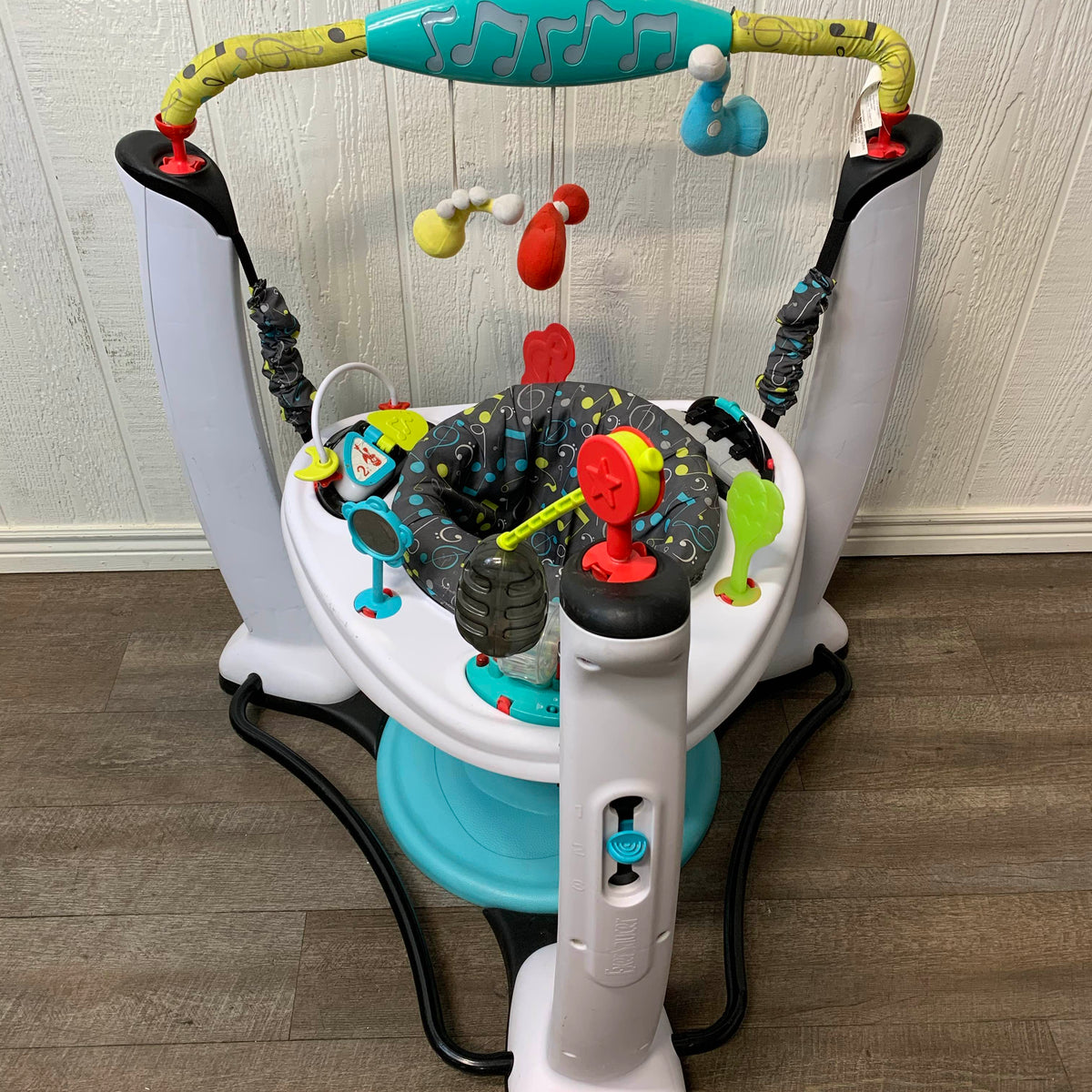 evenflo exersaucer jumperoo Evenflo ExerSaucer Jump And Learn Stationary Jumper, Jam Session