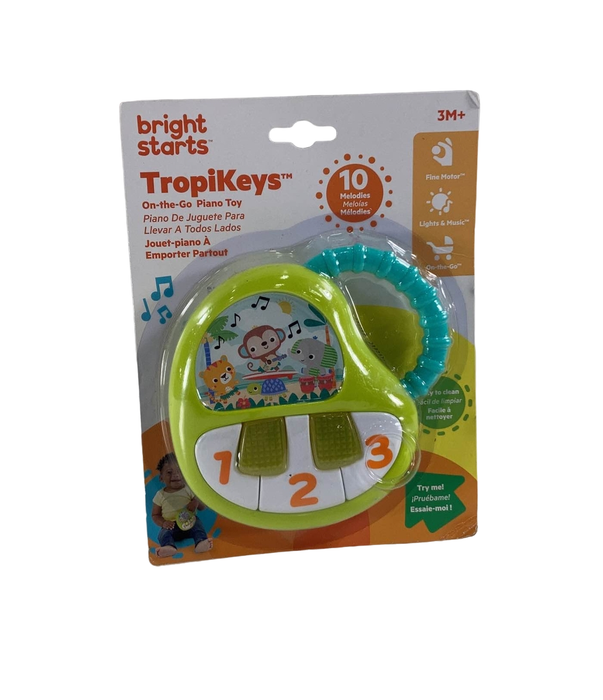 used Bright Starts TropiKeys On-the-Go Light Up Baby Piano