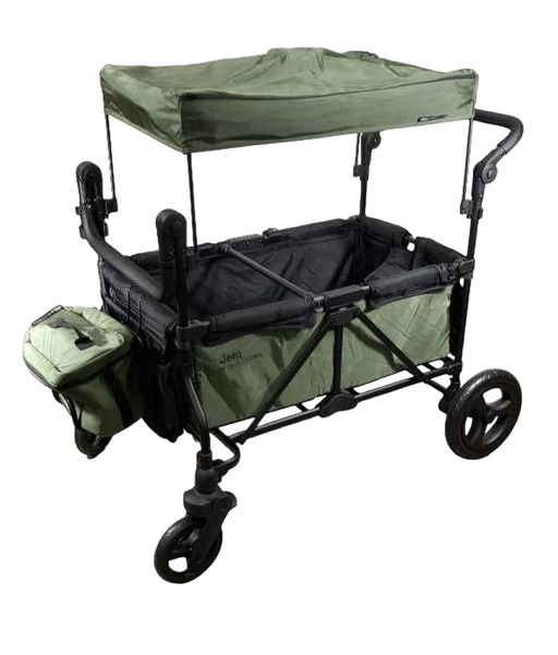 secondhand Delta Children Jeep Wrangler Stroller Wagon, 2022, Green