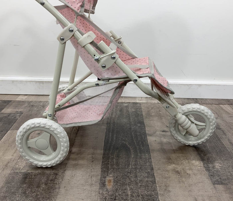 used Olivia's Little World Polka Dots Princess 2-in-1 Baby Doll Stroller