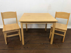 secondhand KidKraft Table and 2 Chairs