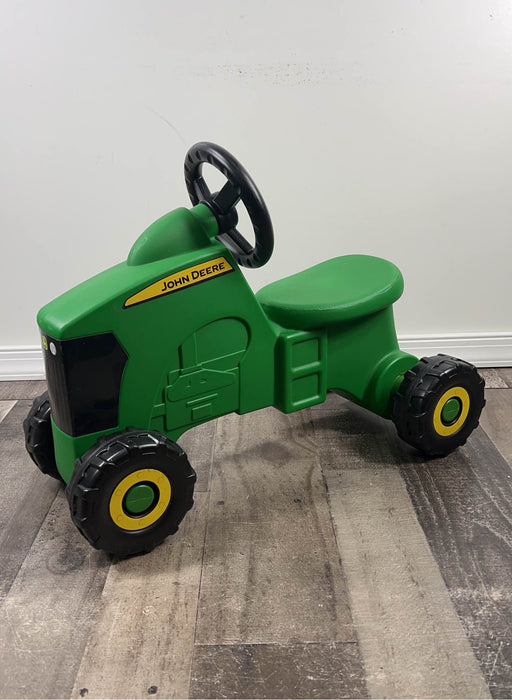 secondhand John Deere Foot to Floor Ride On Tractor Toy