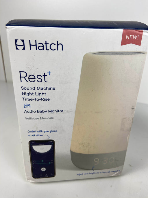 used Hatch Baby Rest+ Sound Machine with Audio Baby Monitor