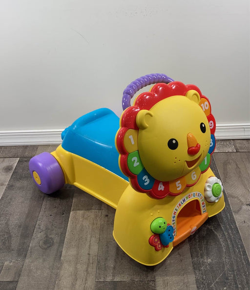 secondhand Fisher Price 3-in-1 Sit, Stride, and Ride Lion Toy